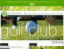 Tablet Screenshot of golfclubtrieste.net